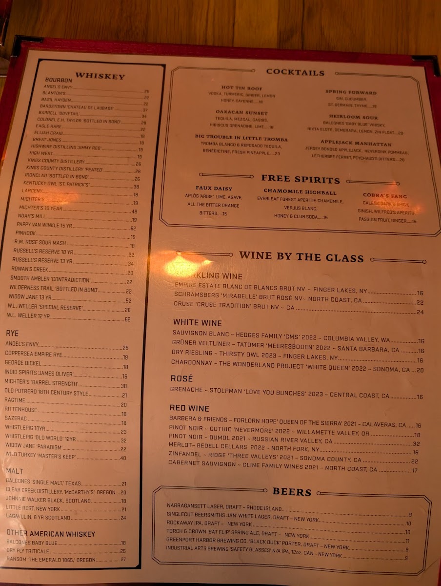 Sunday In Brooklyn Menu - Image 6